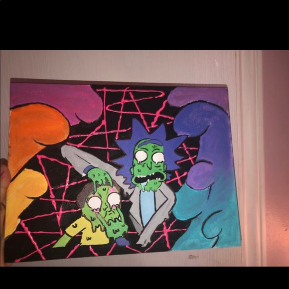 Rick and morty custom canvas! - Picture 3 of 5